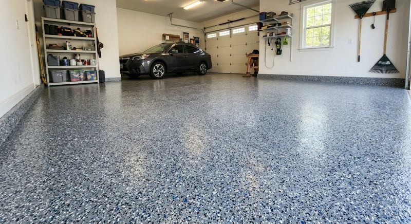 Epoxy Garage Flooring Installation in Winston Salem, NC