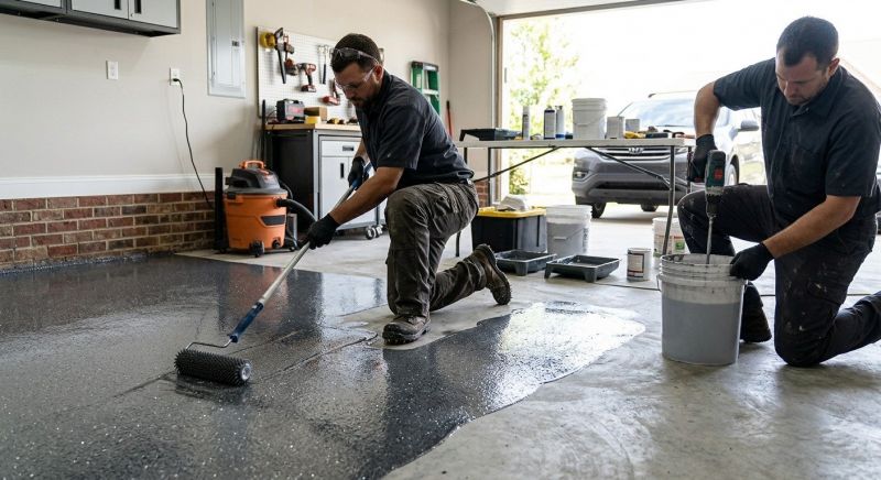 Floor Epoxy Service in Woodbridge, VA