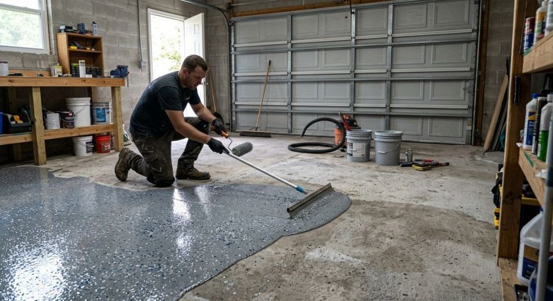 Garage Concrete Coating in Fairfax, VA